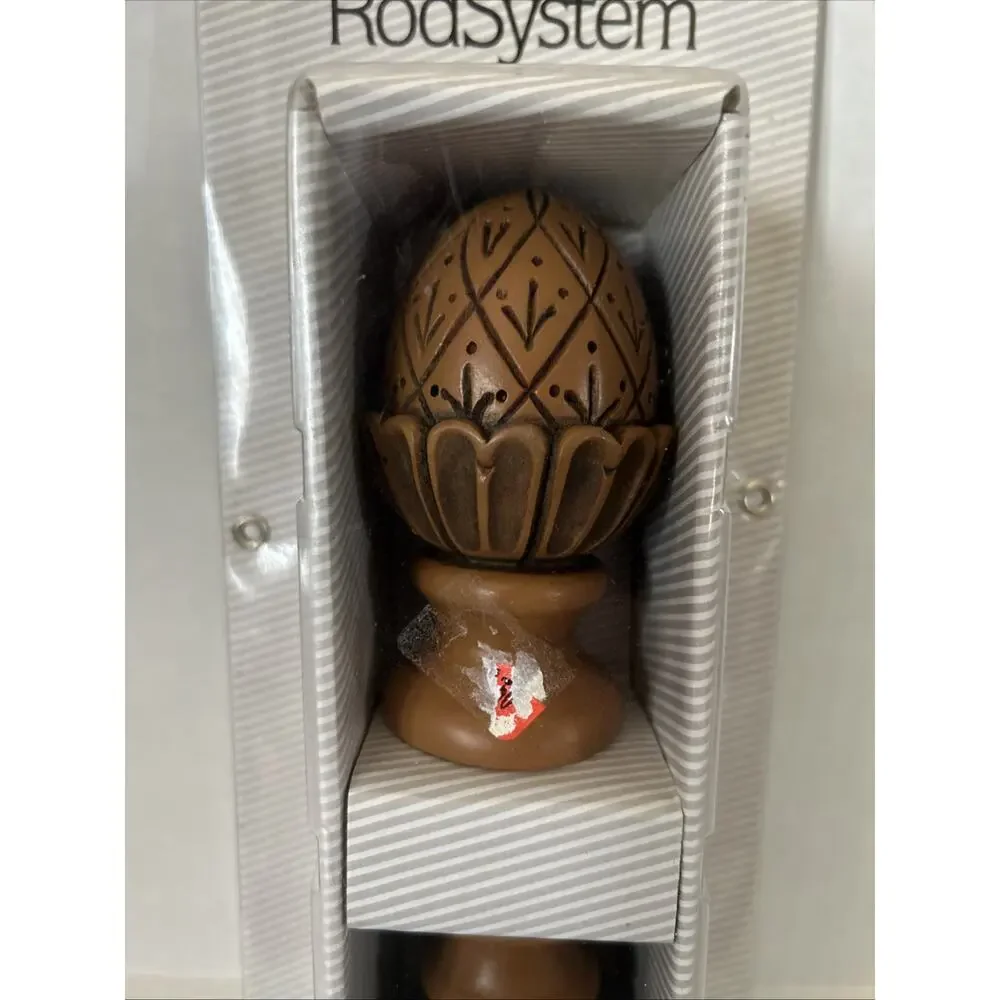 Window Dimensions Rod System Acorn Finials Fits Wood Rods 1 3/8